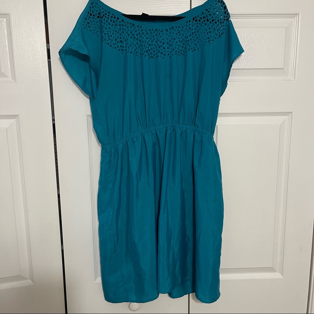 Plus Confetti Cutout Dress